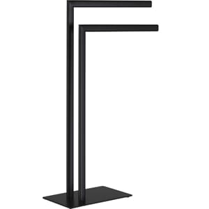 Esbada Trend håndklestativ 2 stenger ovale rør matt sort