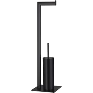 Esbada Trend toalettrullholder med børste ovale rørmatt sort