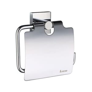 House Toalettpapirholder Med Lokk. Forkrommet Messing