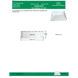 R120 VEGGBRAKETT CTC