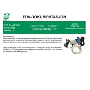 LEKKASJESPERRE VEGGMONT CTC