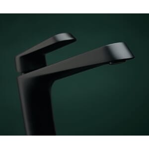 NIO servantkran høy, sort matt