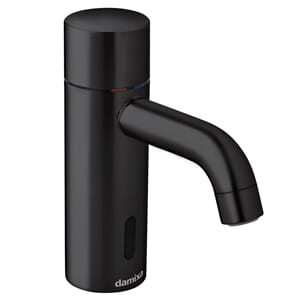 Silhouet touchless public servantkran, sort matt