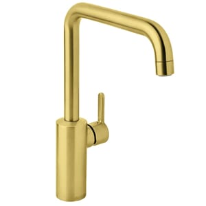 Silhouet kjøkkenkran, børstet messing