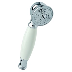 Tradition hånddusj, krom/hvit