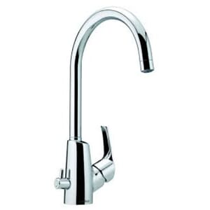 Rowan kjøkkenkran høy m/avstengning, krom