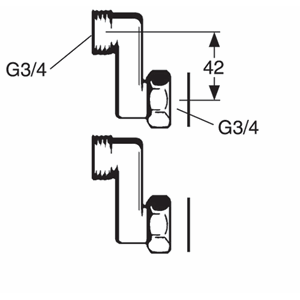 FMM EKSENTERKUPLING S/S 42 2 STK-FORPAKNING