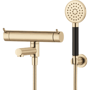 INXX II badekarbatteri Børstet messing, 150 c/c