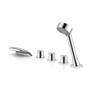 Badekarbatteri kant RUNDE II