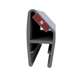 Magnetprofil glassfelt LIAM 90°