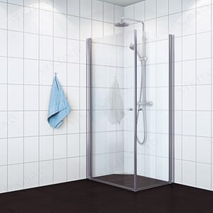 Dusjhjørne rett MATS 80x90