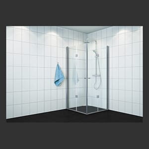 Dusjhjørne leddet MATS 80x80