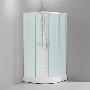 Quick Lux Dusjkabinett - Hvit