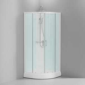 Quick Lux Dusjkabinett - Hvit