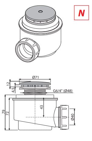 Dusjkabinett 120x80 Dusjkabinett 120x80
