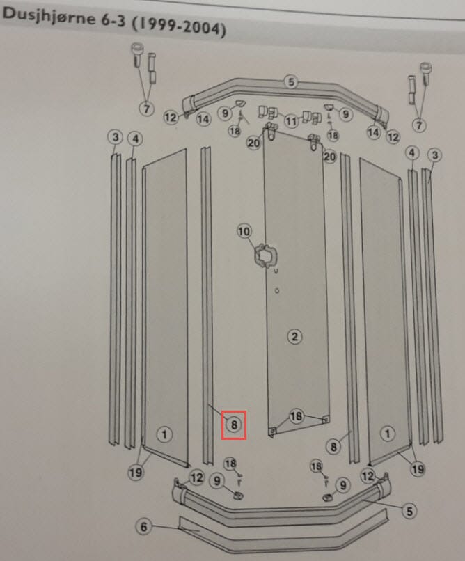 Porsgrund dusjkabinett Porsgrund dusjkabinett