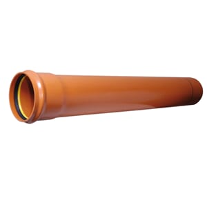 125X6000 PVC GR AVLØPSRØR