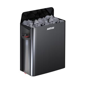 Badstueovn Harvia The Wall Black 4,5 kW