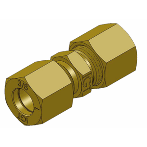 Skjøtekobling 3/8'' m/støttehylse