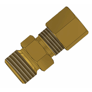 Overgang 3/8'' rør til 1/2'' utv. m/støttehylse