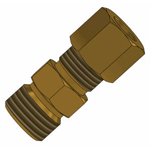 Overgang 3/8 utv gjenger- 3/8 innv. rør