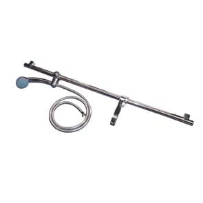 Dusjgarnityr i stål 2m. (Round & Square)