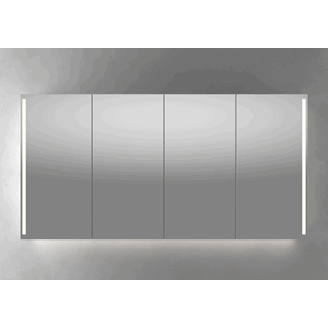 VIKJA SPEILSKAP MØRK EIK 160