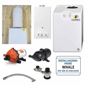 Vannpakke - 12 volt/ gass