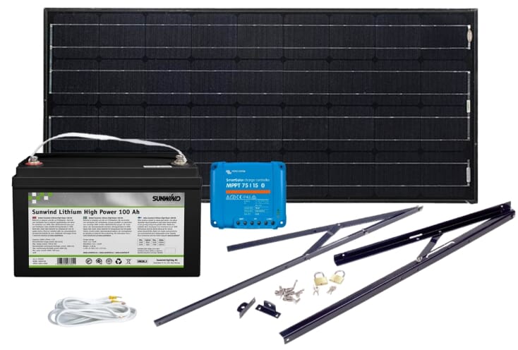 Solcelleanlegg 12V, 100 watt, litium 100At (2).jpeg