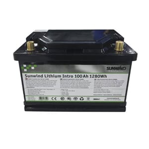 Batteri Sunwind Lithium Intro 100 At