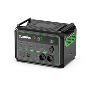 Bærbar strømforsyning Sunwind Flash 1200W