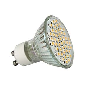 LED-pære spot - MR 16, GU10, 3 watt