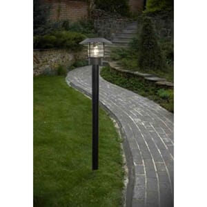 Solcellelampe svart Pullert, Furuliden