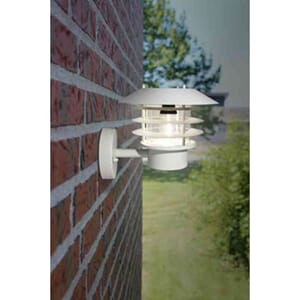 SOLCELLELAMPE VEGG HVIT FURULIDEN