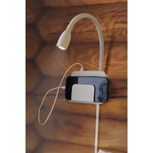 Vegglampe Design USB White