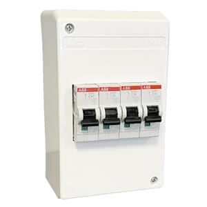 El-sentral for 12V med automatsikringer