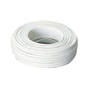 Kabel 2x2,5mm2 50m hvit