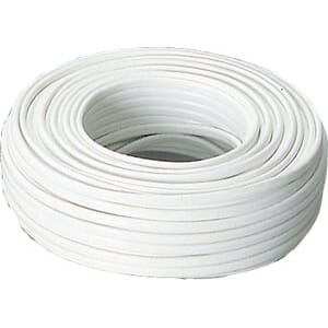 Monteringskabel 2 x 6 mm2 - hvit