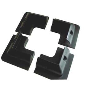 Monteringshjørner for solcellepanel