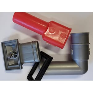 BF Overløps-T rektangulært