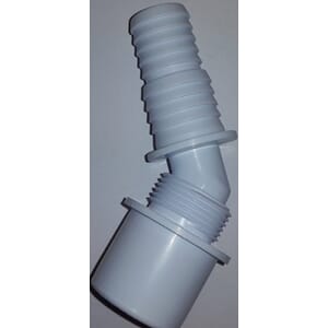 BF Vinkel slangenippel Ø32 - 3/4 - Ø23-Ø20