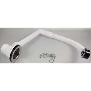 OVERLØPSVENTIL FOR VASKEKAR 1 1/4 F/NEDFELLING