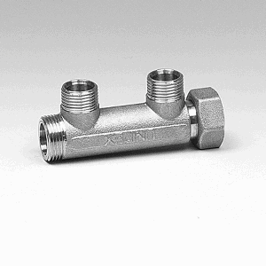 3/4x1/2 fordeler med 2 avstikkere