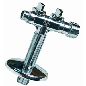 1/2X3/8X3/4 KOMBIKRAN TO UTTAK ROTH VENTILER M/FLAT