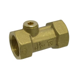 1/2 TILBAKESLAGSVENTIL M/PLUGG 1904