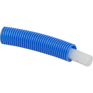 Rør i rør 15mm x 2,5mm, kveil a 25 mtr blå