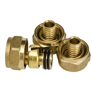 Kobling PEX G15X1/2"X2.5 mm rør i rør, 2 pk