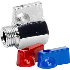 KULEVENTIL 1/2" MED INNV/UTV.GJENGER