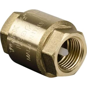 Tilbakeslagsventil 1" messing