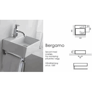 Bergamo porselensservant